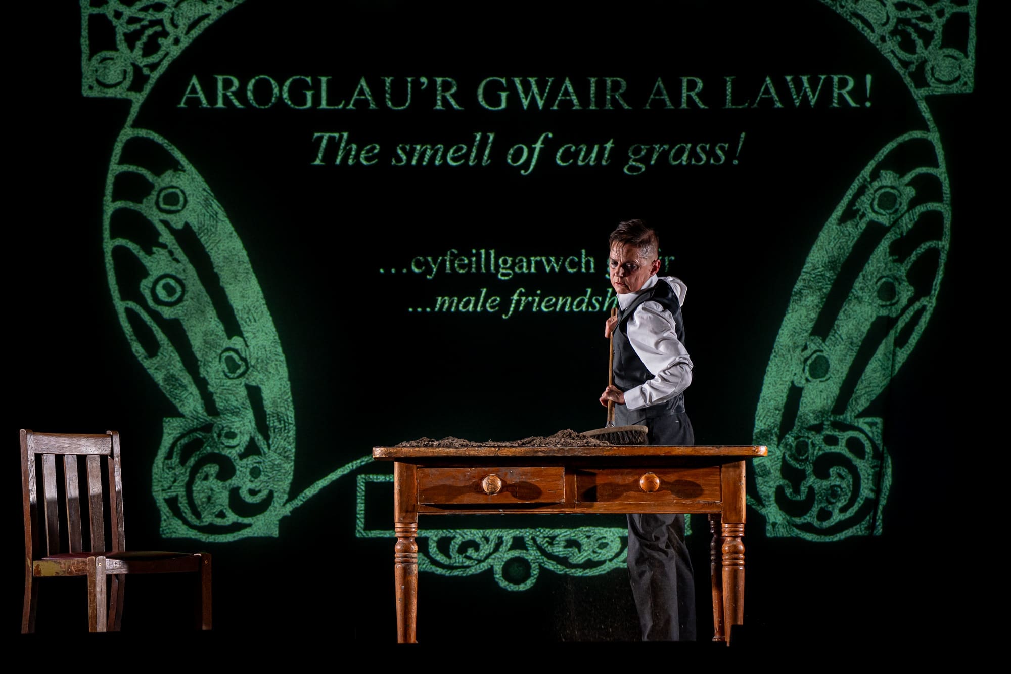 Past MTW Production Eddie Ladd in Bwystfilod Aflan. Photo credit Edmond Choo